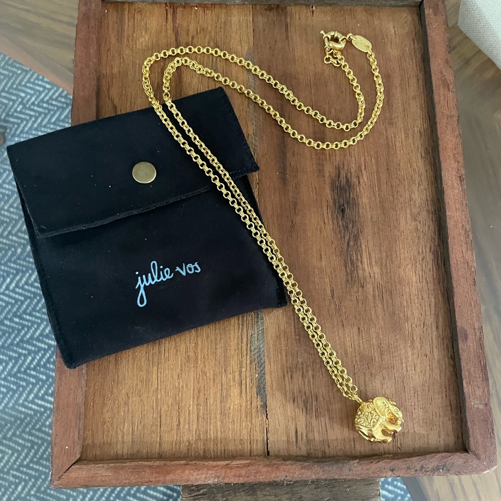 Julie Vos Elephant Pendant